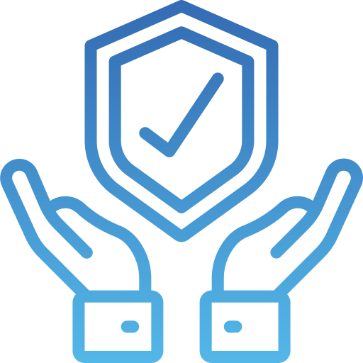 Ícone com cor gradiente de azul claro para azul escuro para fazer referência a Inventário Seguro de Vida e Planejamento Sucessório